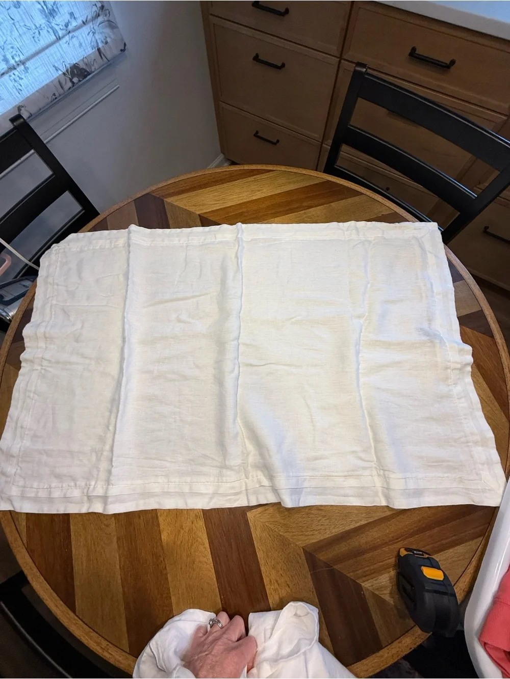 Fieldcreat White Linen King Pillow Sham